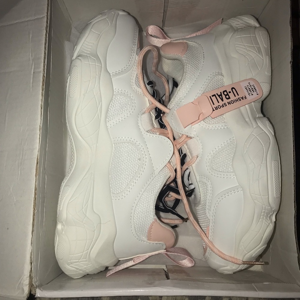 Brand New Chunky White Sneakers